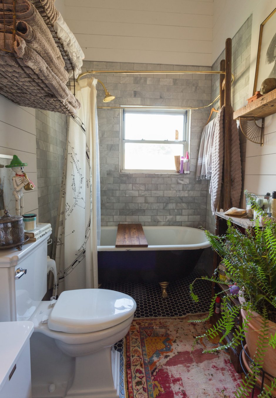 Ванная комната в стиле бохо