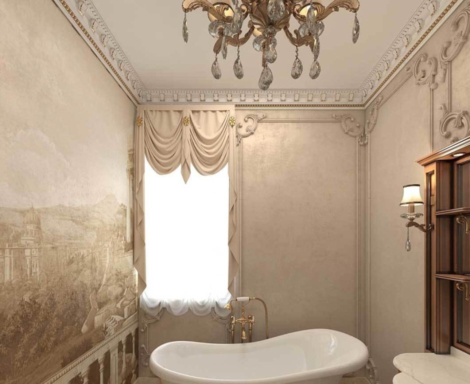 Ванная комната в стиле классика