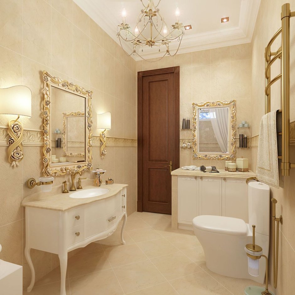 Ванная комната в стиле Барокко
