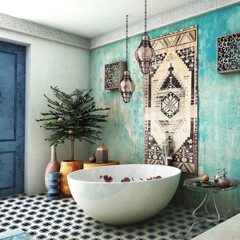 Ванна в марокканском стиле (97 фото)