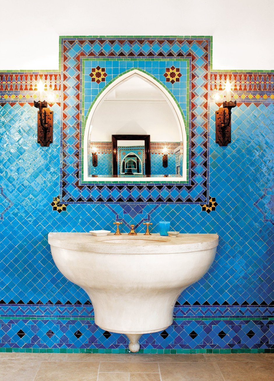 Ванная комната в стиле Марокко