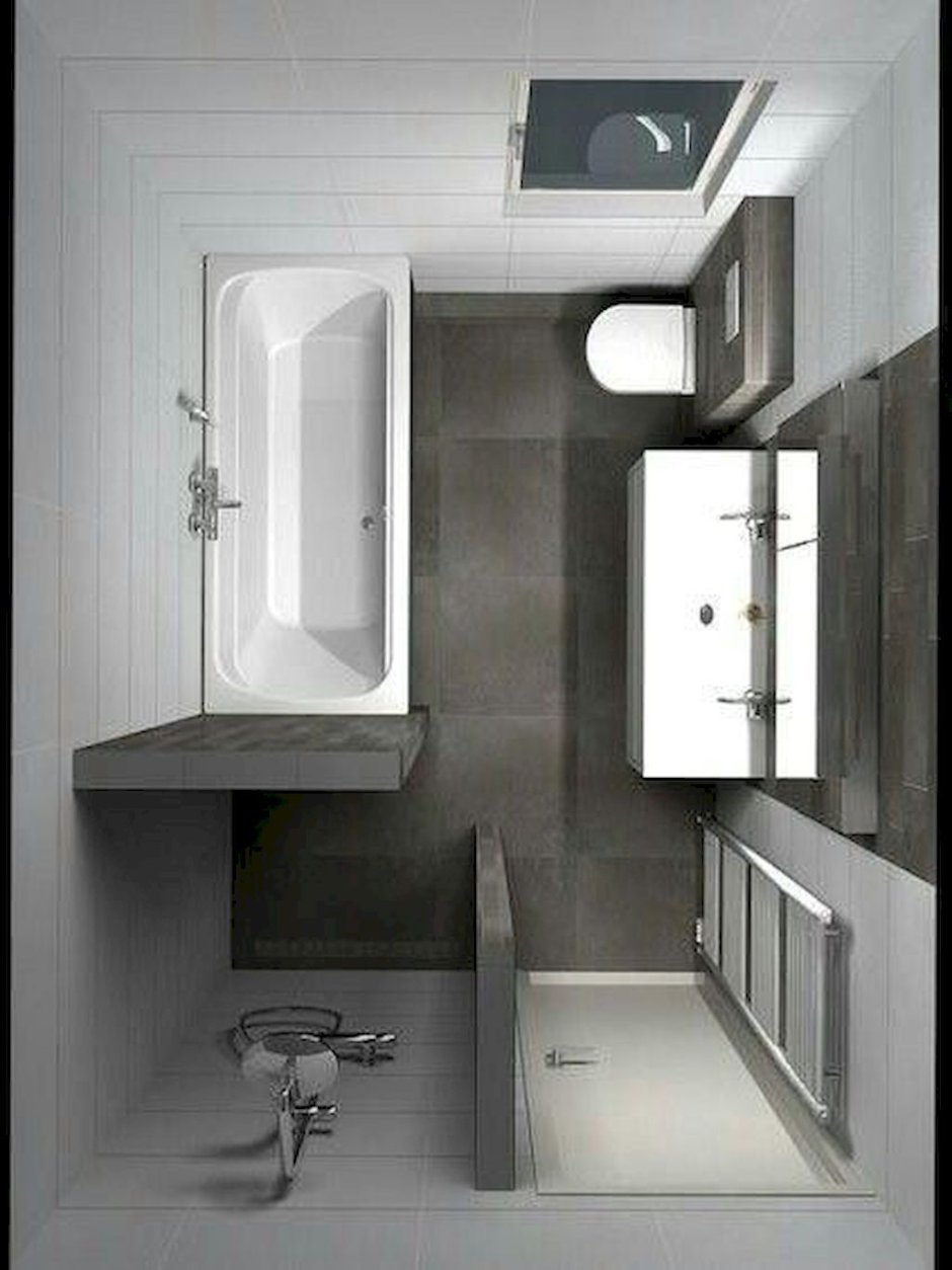 Дизайн проект интерьера с ванной
