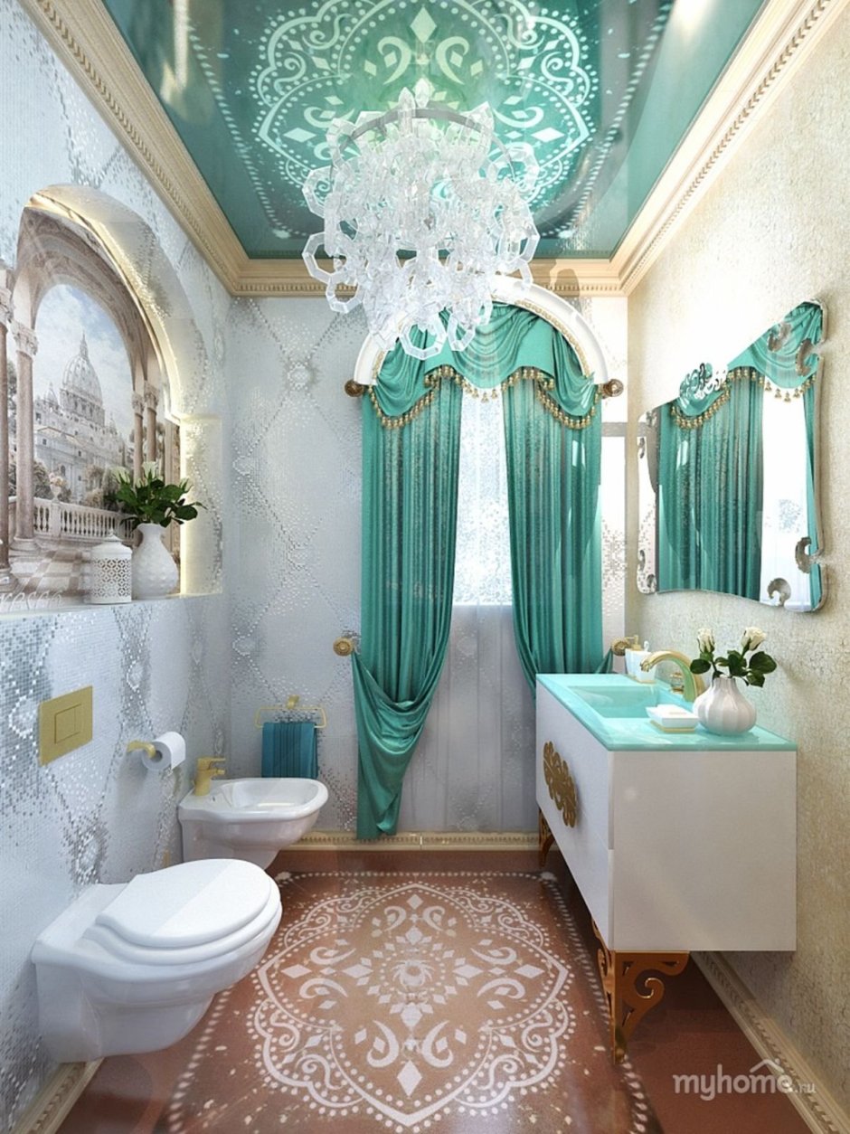 Ванная комната в Восточном стиле