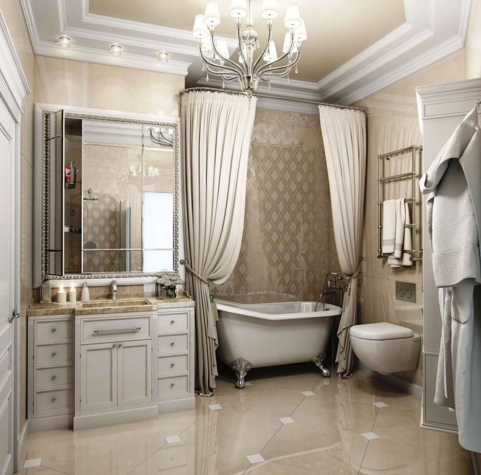 Павел Полынов ванная комната в классическом стиле