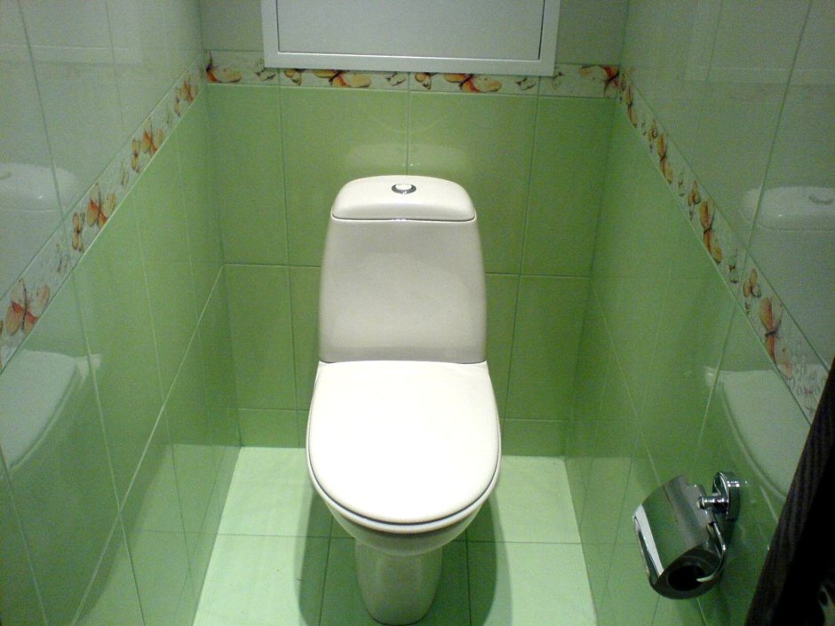 Отделка туалета панелями