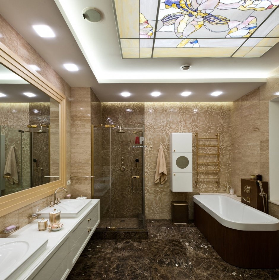 Ванные комнаты в частном доме