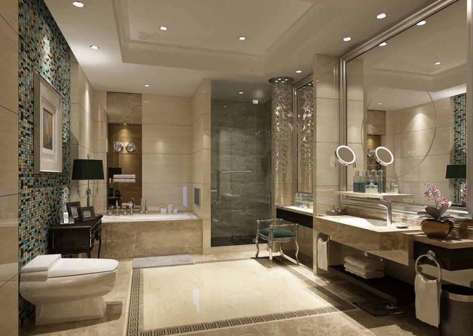 Красивые современные Ванные комнаты