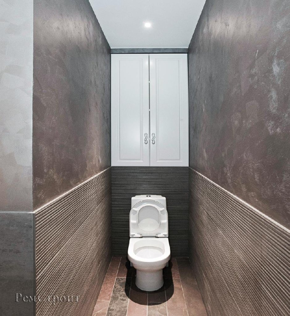 Дизайн маленького туалета: как сделать правильно и стильно + примеры на фото