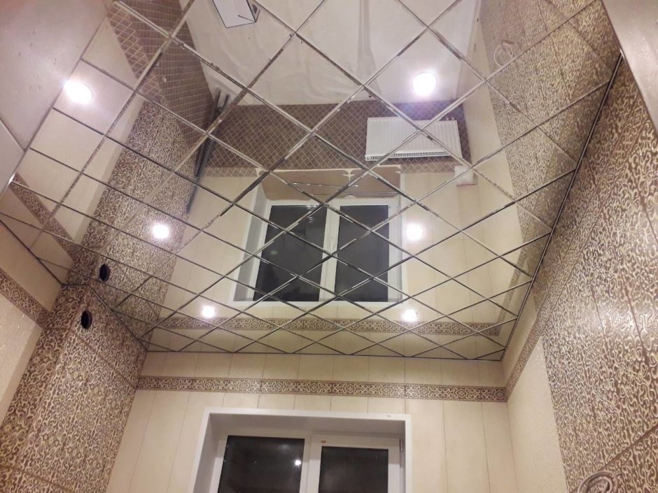 Серая плитка в санузле