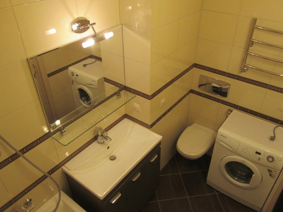 Объединение ванны и туалета в панельном доме