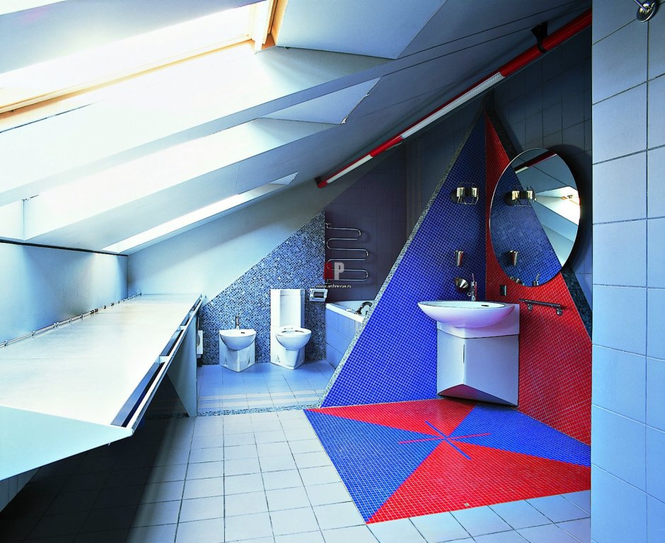 Дизайн ванны коттеджа в современном стиле