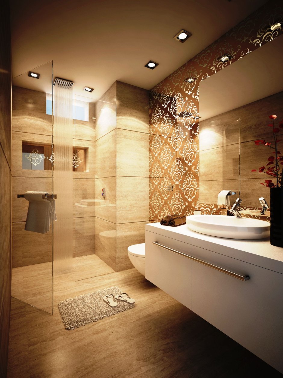 Дизайн ванной комнаты в стиле спа