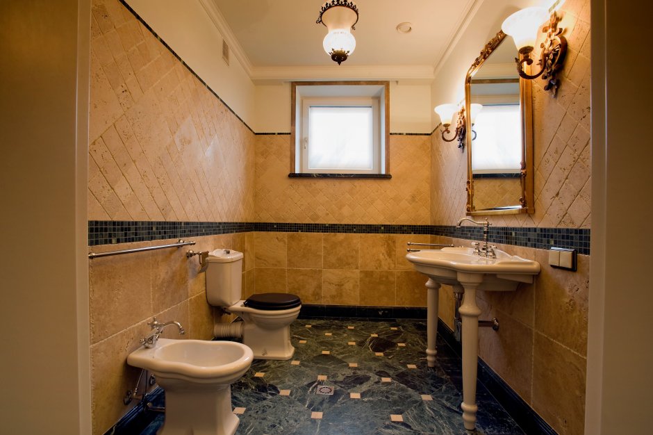 Туалетная комната в Песочном стиле