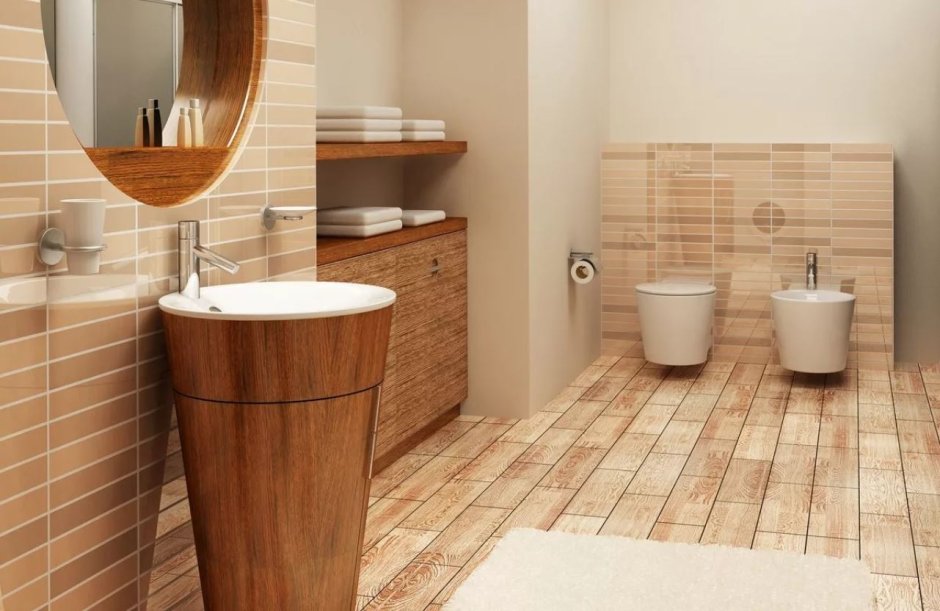 Линолеум для ванной комнаты имитирующий плитку