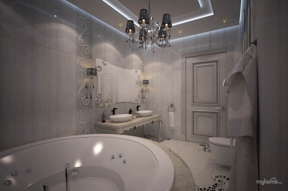 Дизайн ванной в однокомнатной квартире КОПЭ