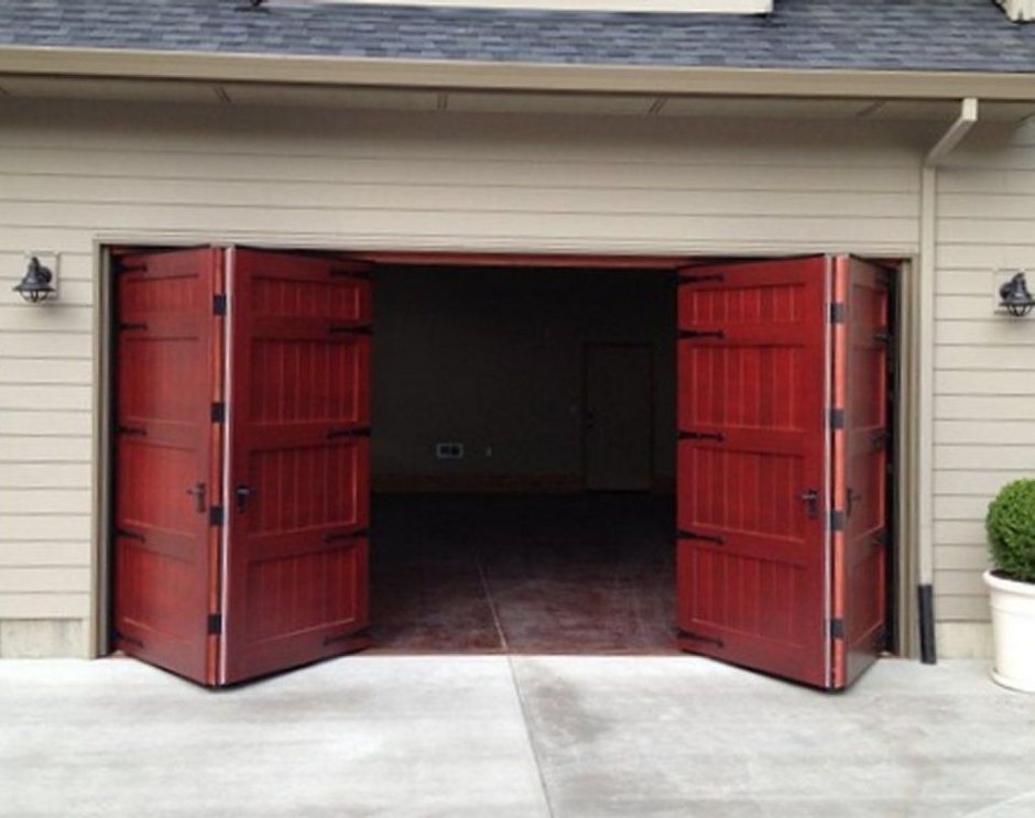 Раскладные ворота для гаража