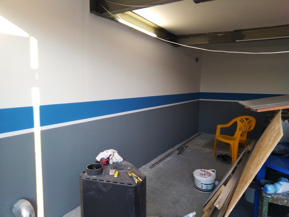 Покраска стен в гараже (147 фото)