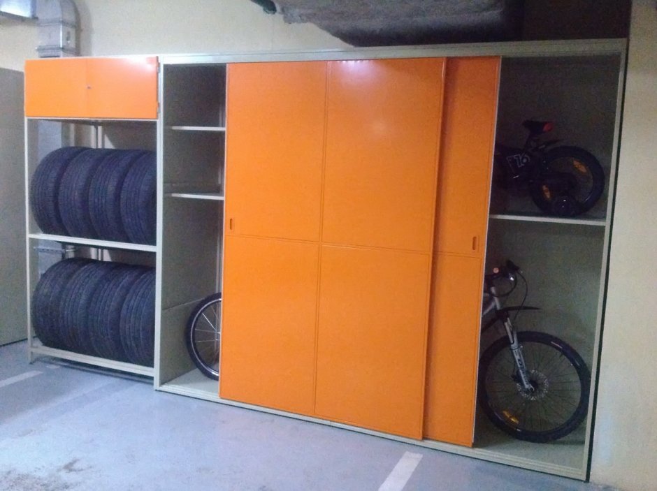 Шкафы в гараж с размерами