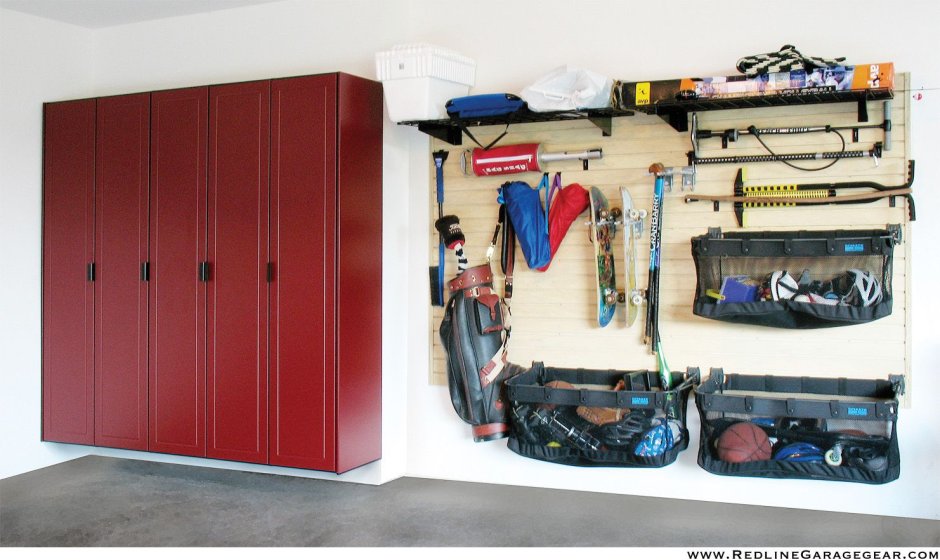 Металлические шкафы для гаража