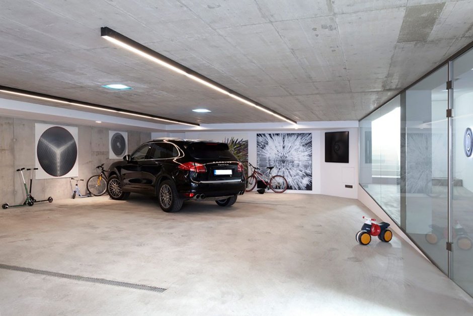 Подземный гараж в частном доме (140 фото)