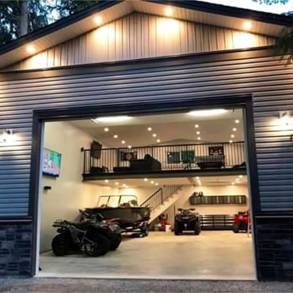 Дизайн гаража в частном доме