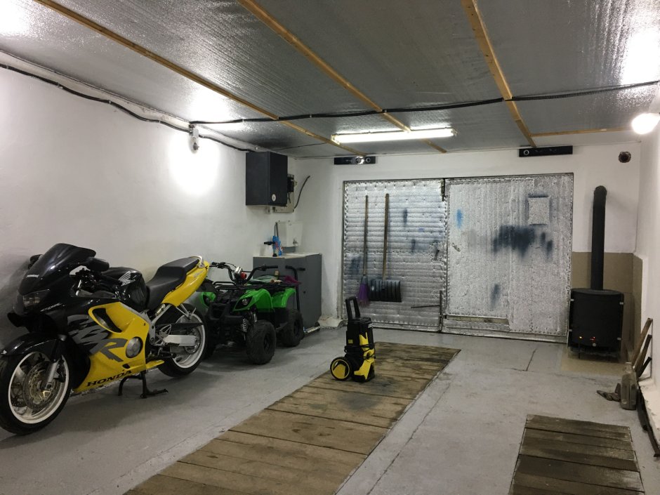 Отремонтированный гараж