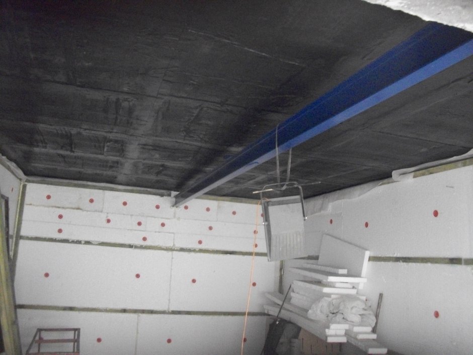 Теплоизоляция стен в гараже пенопластом