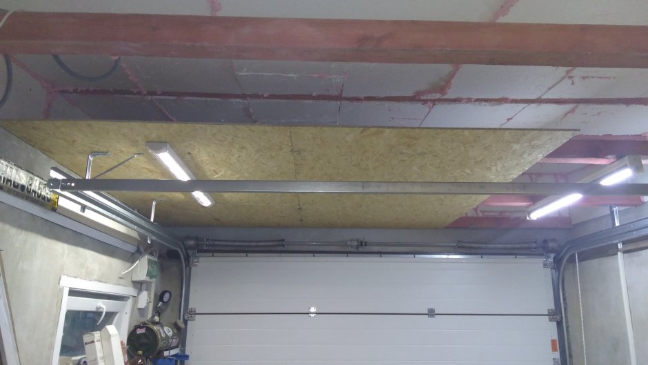 Раздвижной потолок в гараже