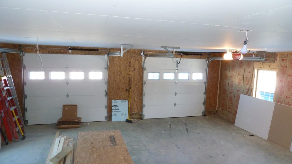 Потолок в гараже частного дома