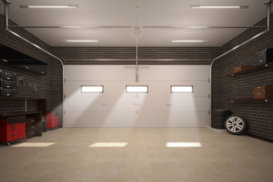 Интерьер гаража