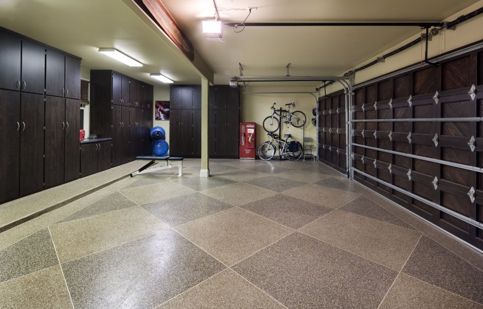 Полы в мастерской-гараже