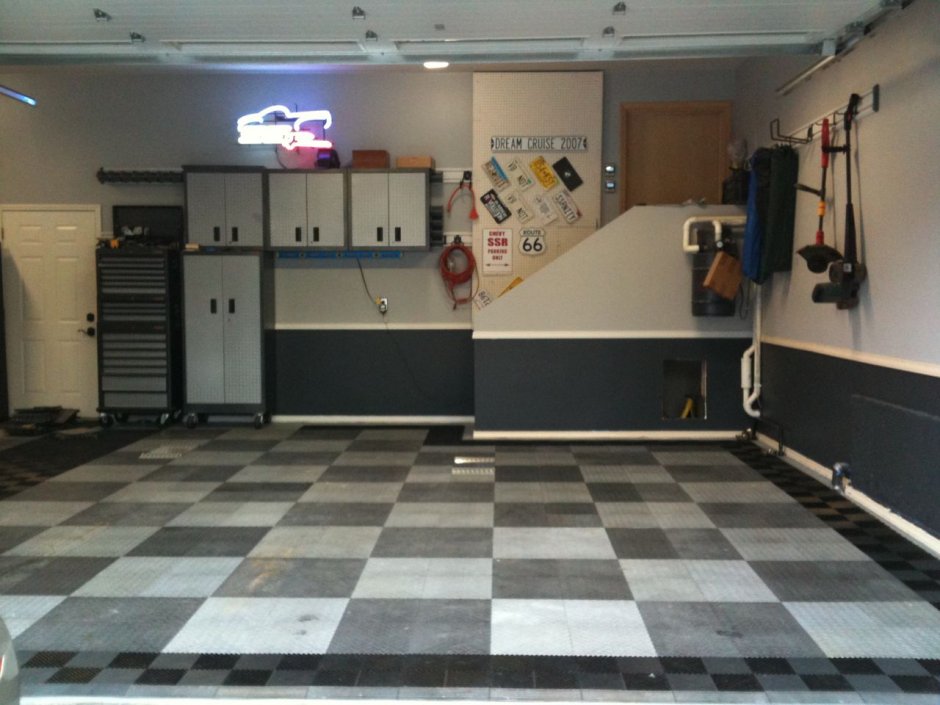 Окраска гаража