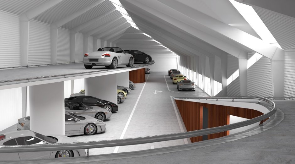 Подземный гараж для машины