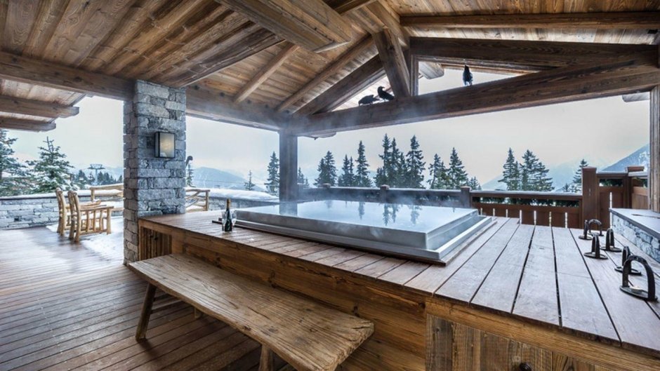 Открытые террасы в Куршевеле