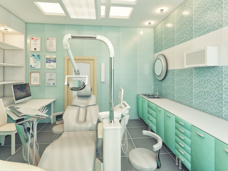Плитка в стоматологическом кабинете
