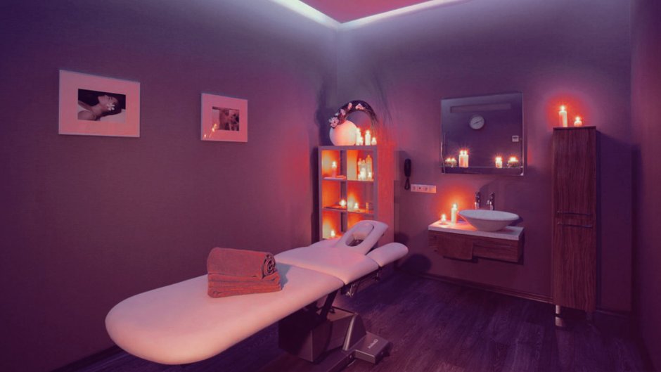 Интерьер комнаты для массажа