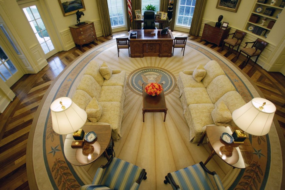 Овальный кабинет Вашингтон