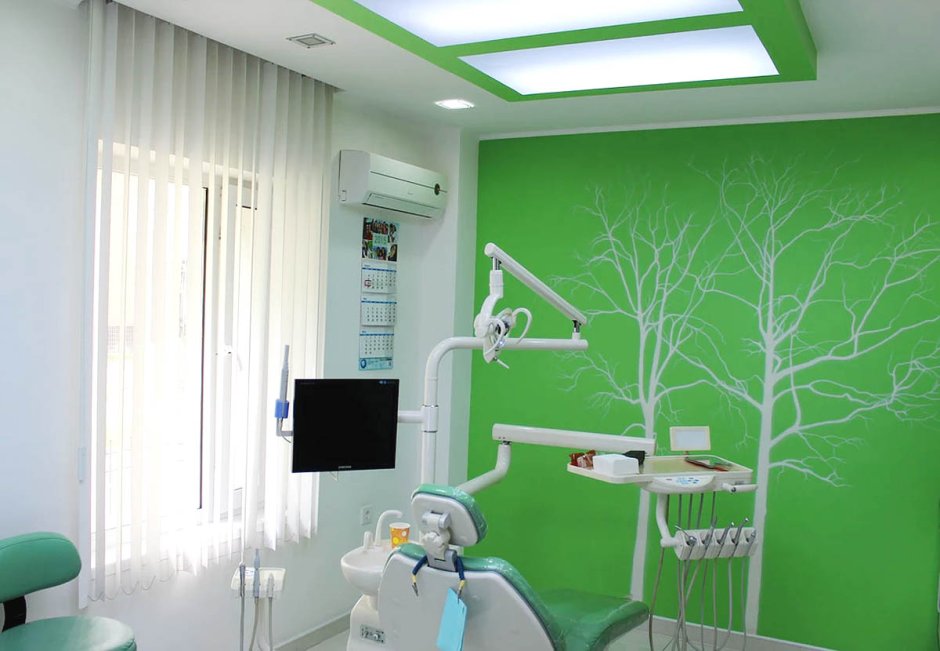 Интерьер стены для стоматологии