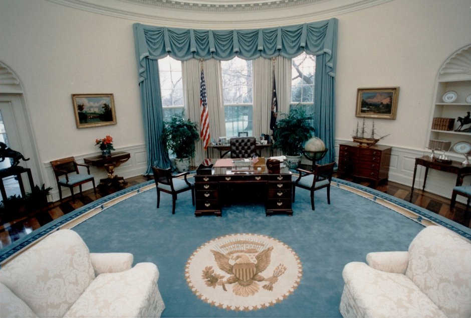 Кабинет президента США В белом доме (95 фото)
