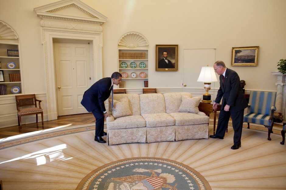 Овальный кабинет в белом доме Трамп