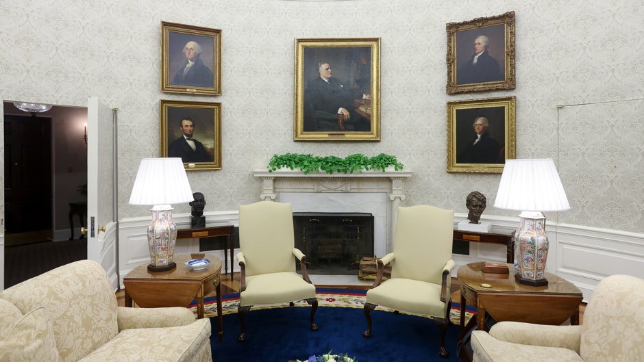 Белый дом комната президента