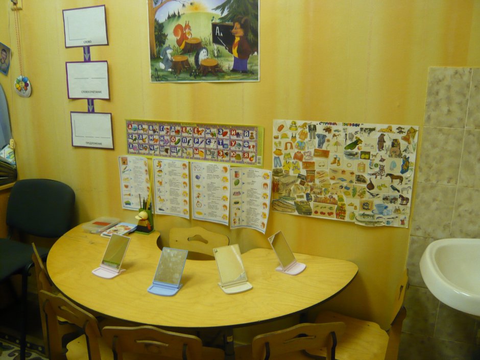 Мебель для кабинета логопеда в детском саду