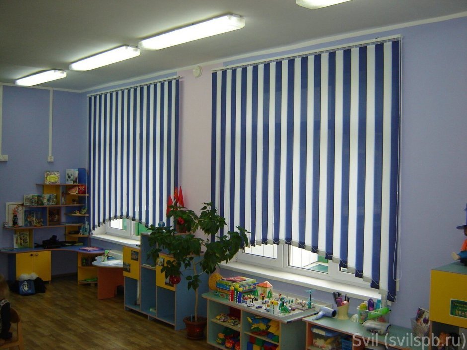 Вертикальные жалюзи в детский сад