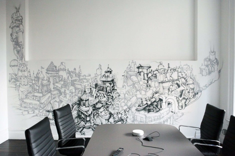 Стен для рисования в офис