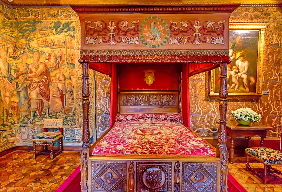 Спальня Екатерины Медичи в Шенонсо