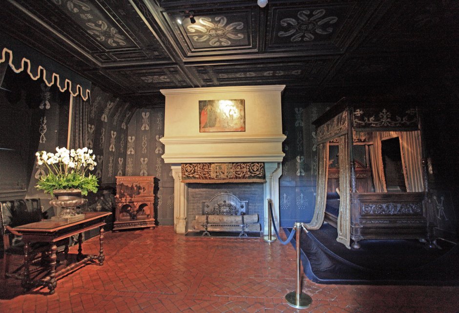 Спальня Луизы Лотарингской замок Шенонсо