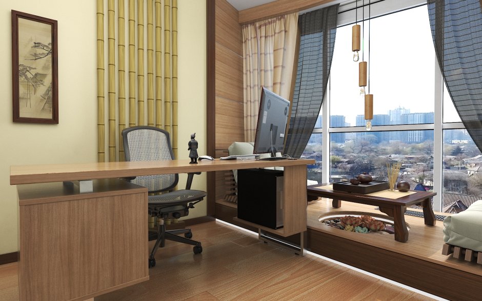 Офис в японском стиле