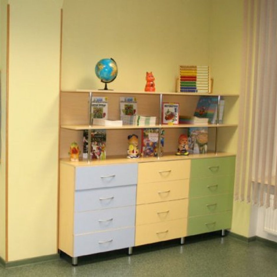 Шкафы для детского сада в группу