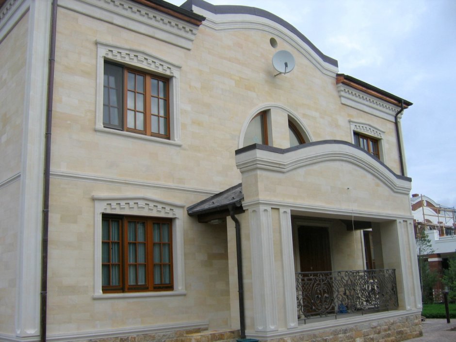 Фасады домов Дагестанский камень