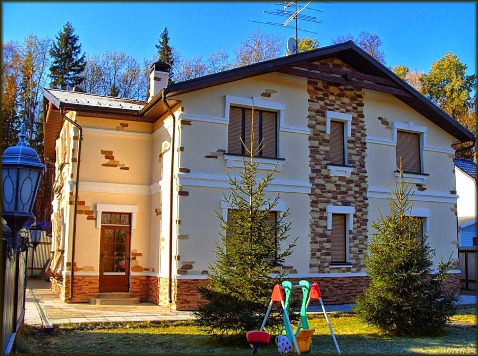 Фасады домов из газобетона